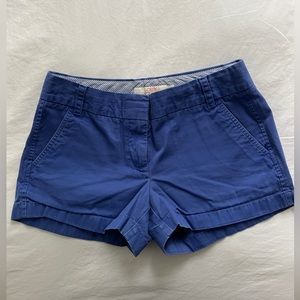 J. Crew Blue Chino Shorts
